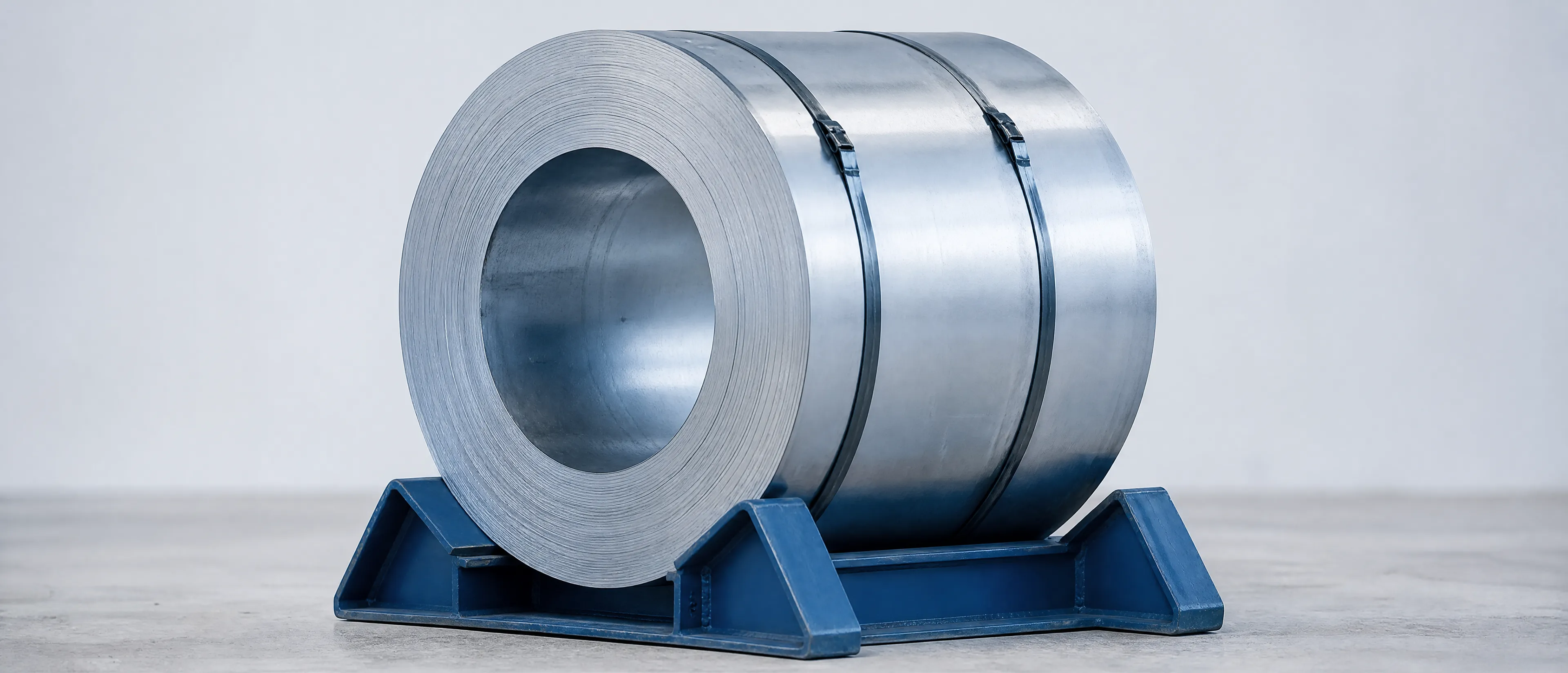 Umreiftes Coil liegt in einem Coilsattel
